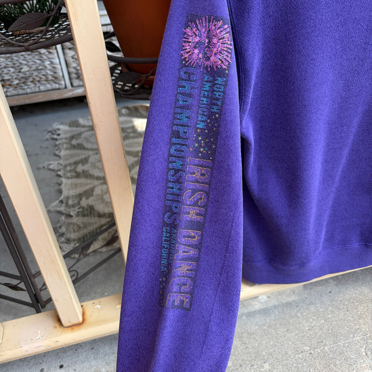 Irish Dance Championship Purple Crew Neck, S