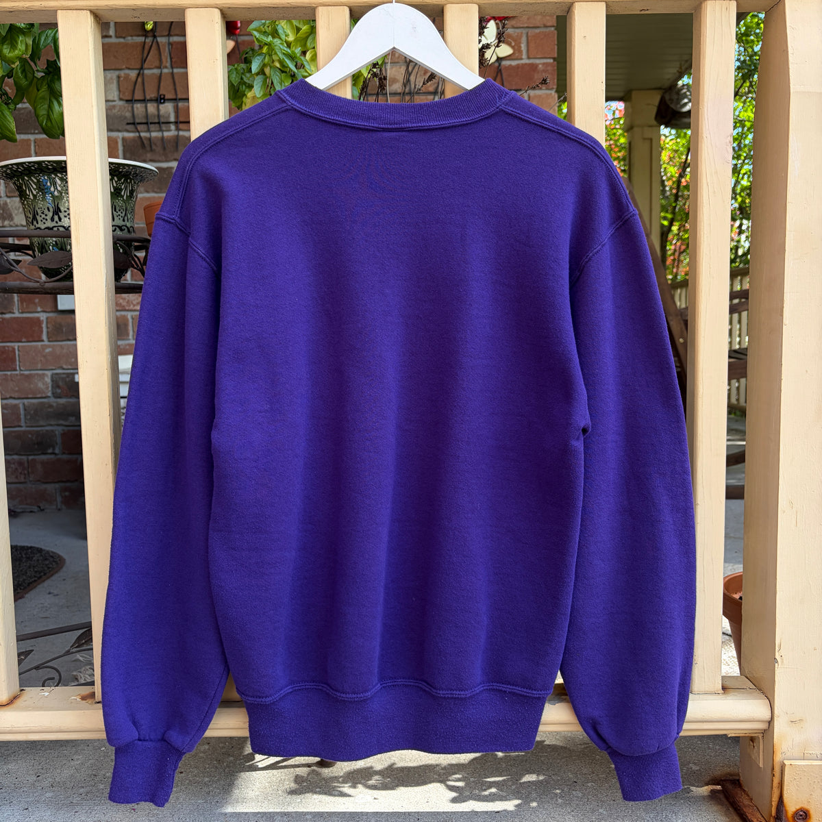 Russell Athletic Purple Plank Crew Neck, M