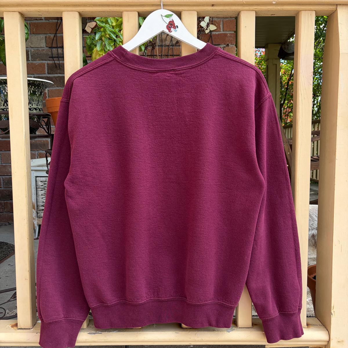 Burgundy Obey Crew Neck, S