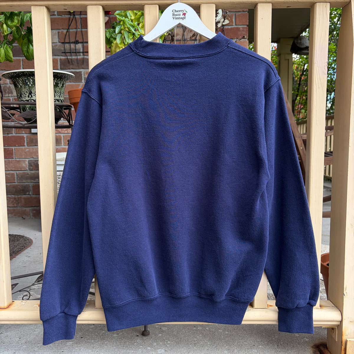 University of North Carolina Navy Crew Neck, M