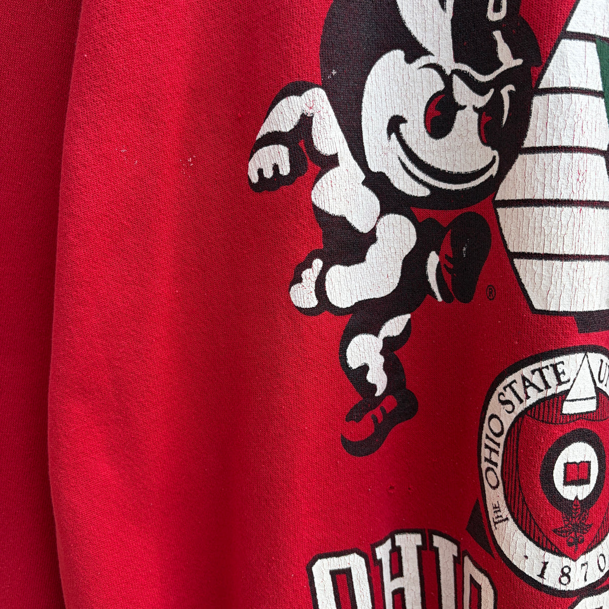 Ohio State Buckeyes Red Crew Neck, XXL