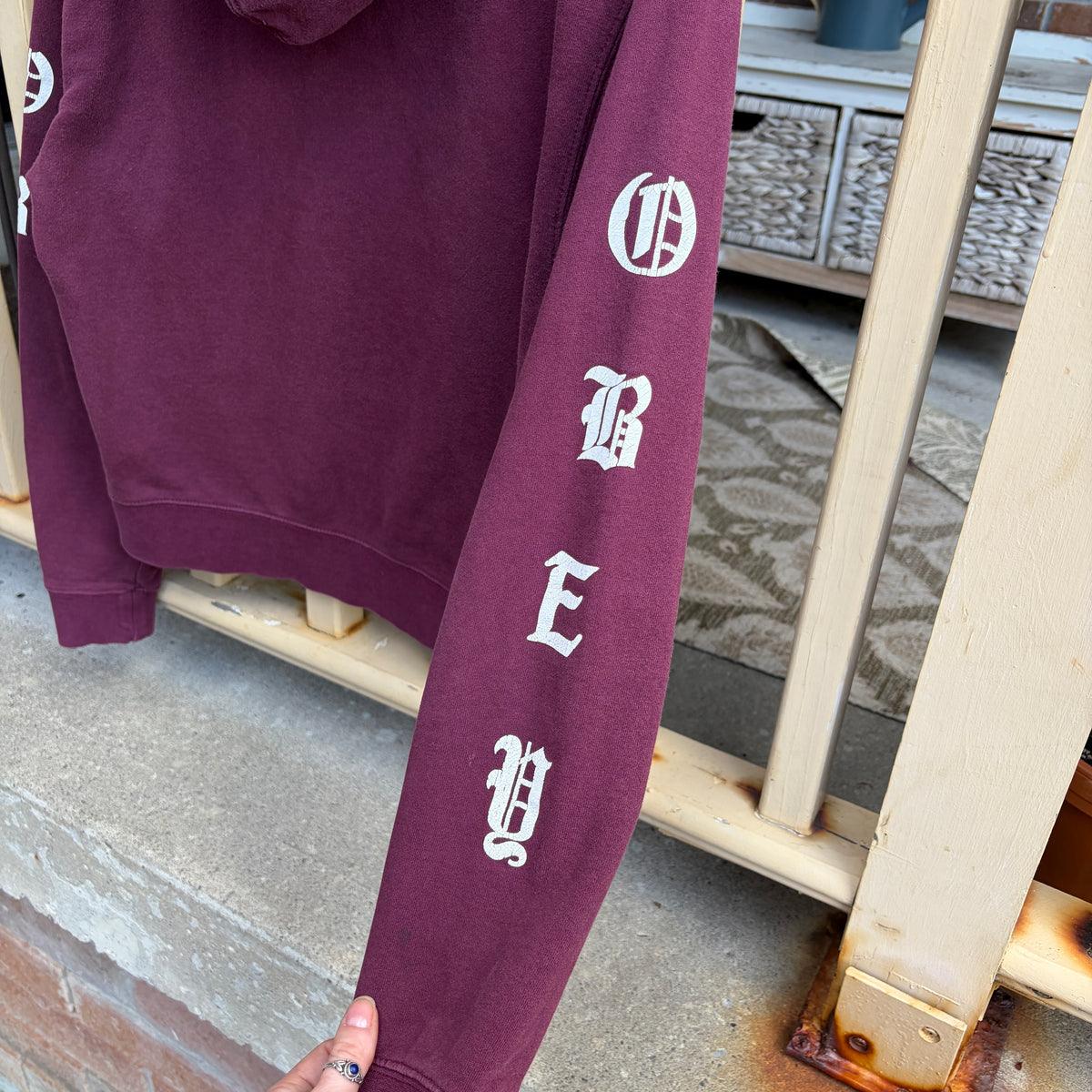 Obey Burgundy Hoodie, M