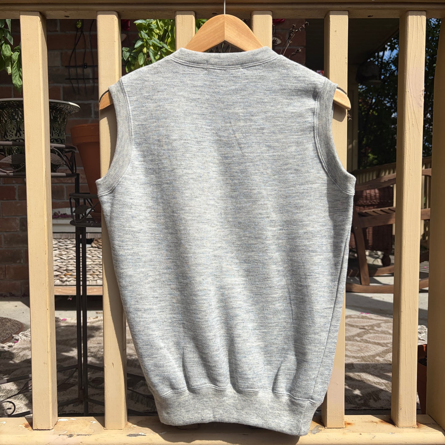 80s Britt Sport Grey Vest, S