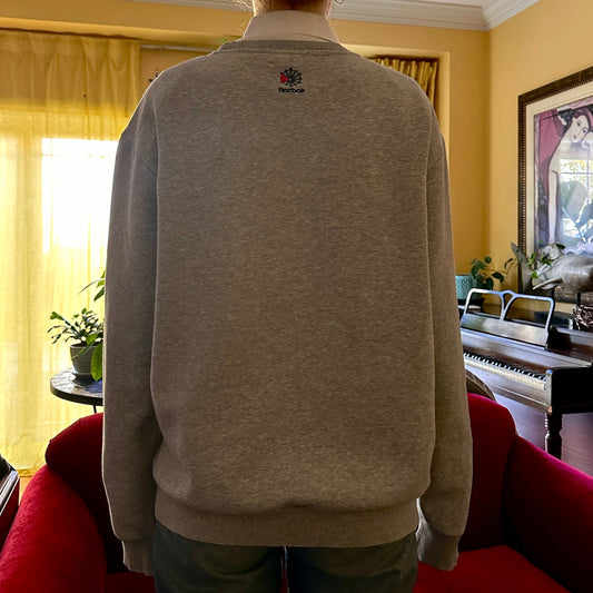 Reebok Grey Crew Neck, L - Cherry Buzz