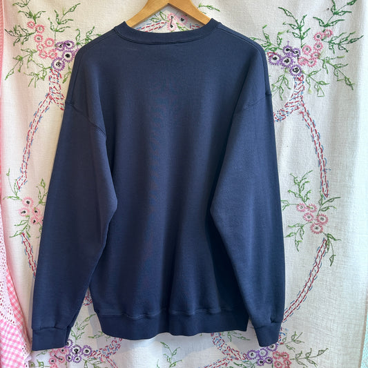 Navy Blue PSU Crew Neck, L