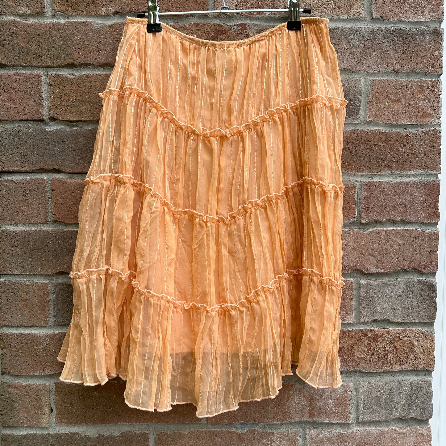 Tangerine Boho Skirt, 28"