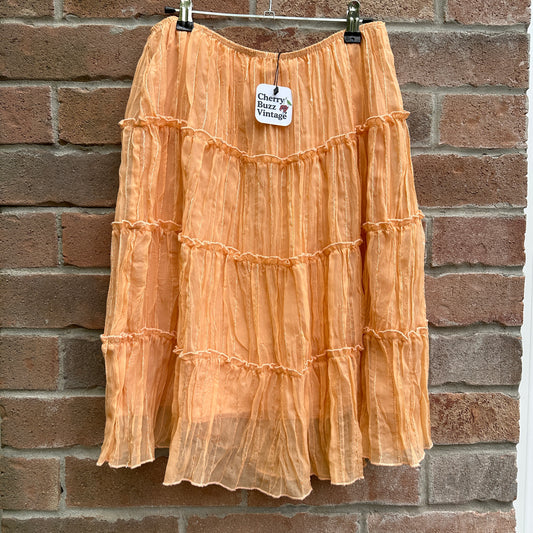 Tangerine Boho Skirt, 28"