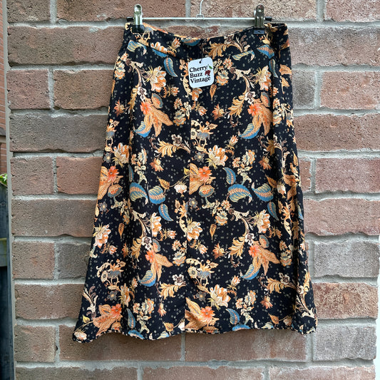 Disigual Floral Skirt, 27"