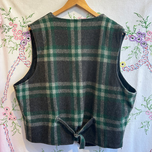 Robert Stock Wool Blend Vest, L