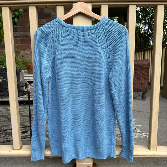 Tabi Blue Knit Sweater, L