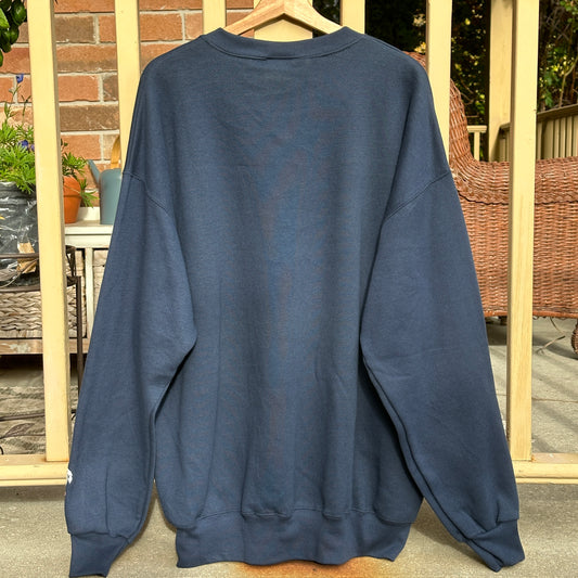 Denver Broncos 1988 Navy Blue Crewneck, XL