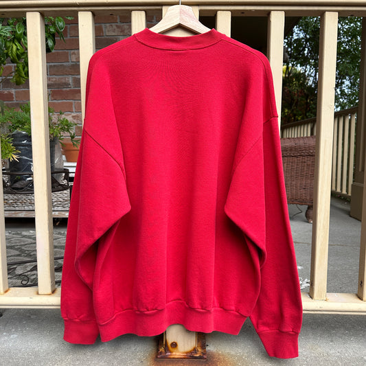 1993 Detroit Red Wings Hockey Red Crewneck, XL
