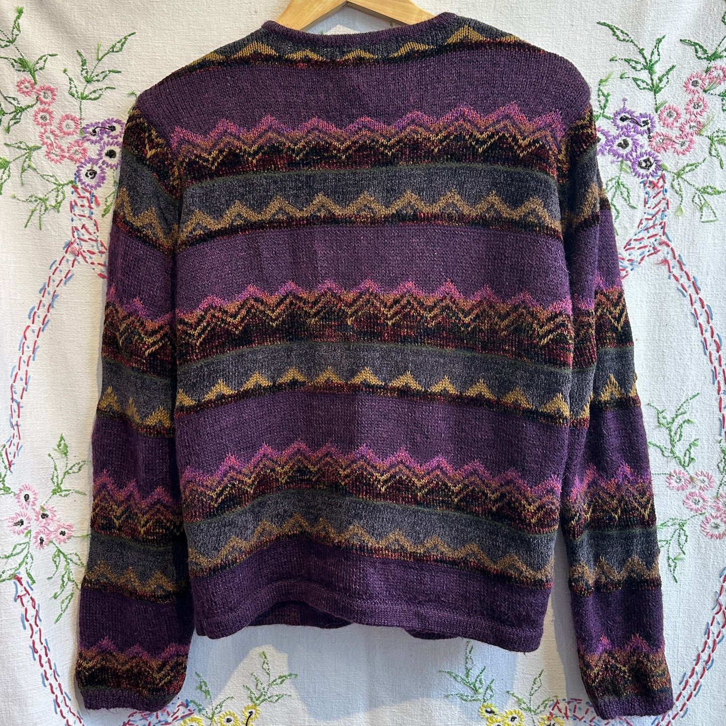 Talbots Purple Knit Cardigan, S