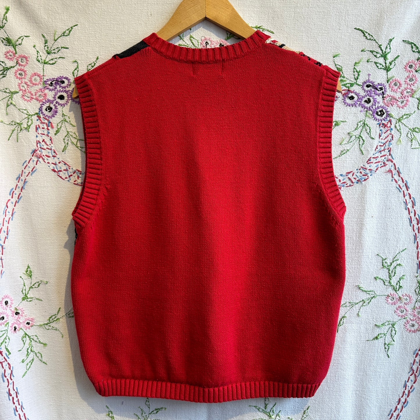 Tabi Knit Sweater Vest Cardigan, L