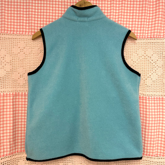 Polo Sport Teal Blue Fleece Vest, S