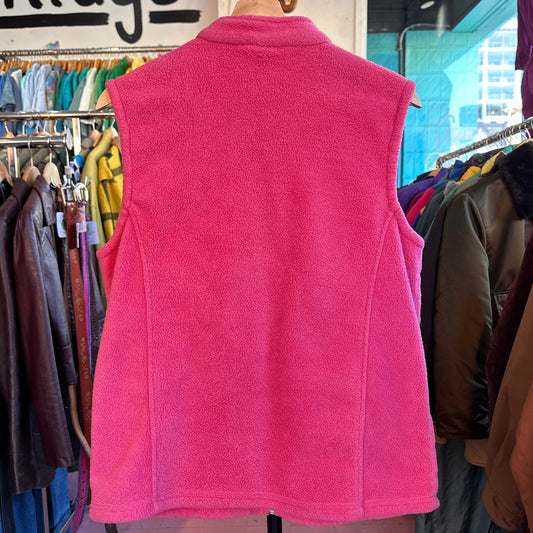 Carroll Reed Pink Fleece Vest, M