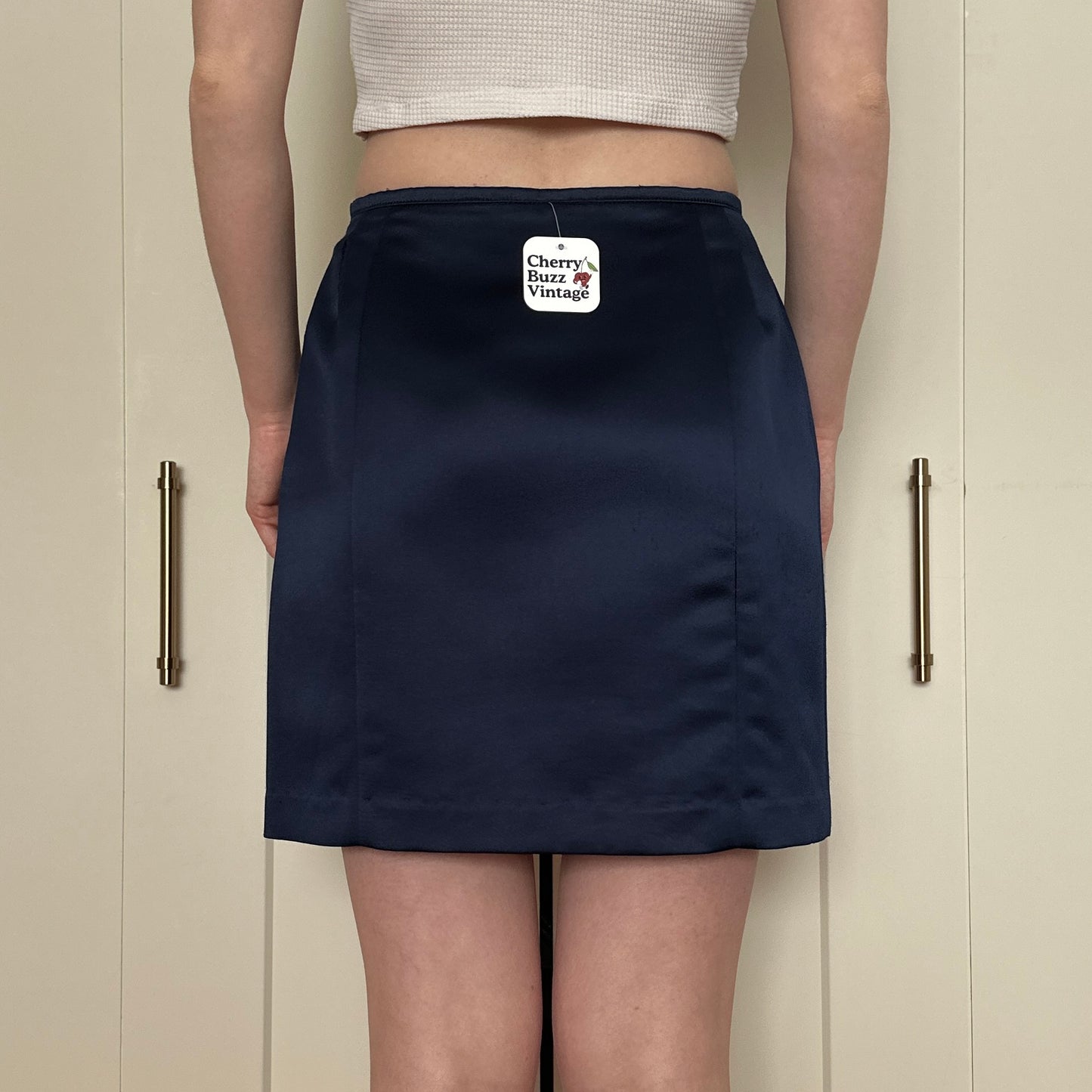 Tristan & Iseut Blue Mini Skirt, S