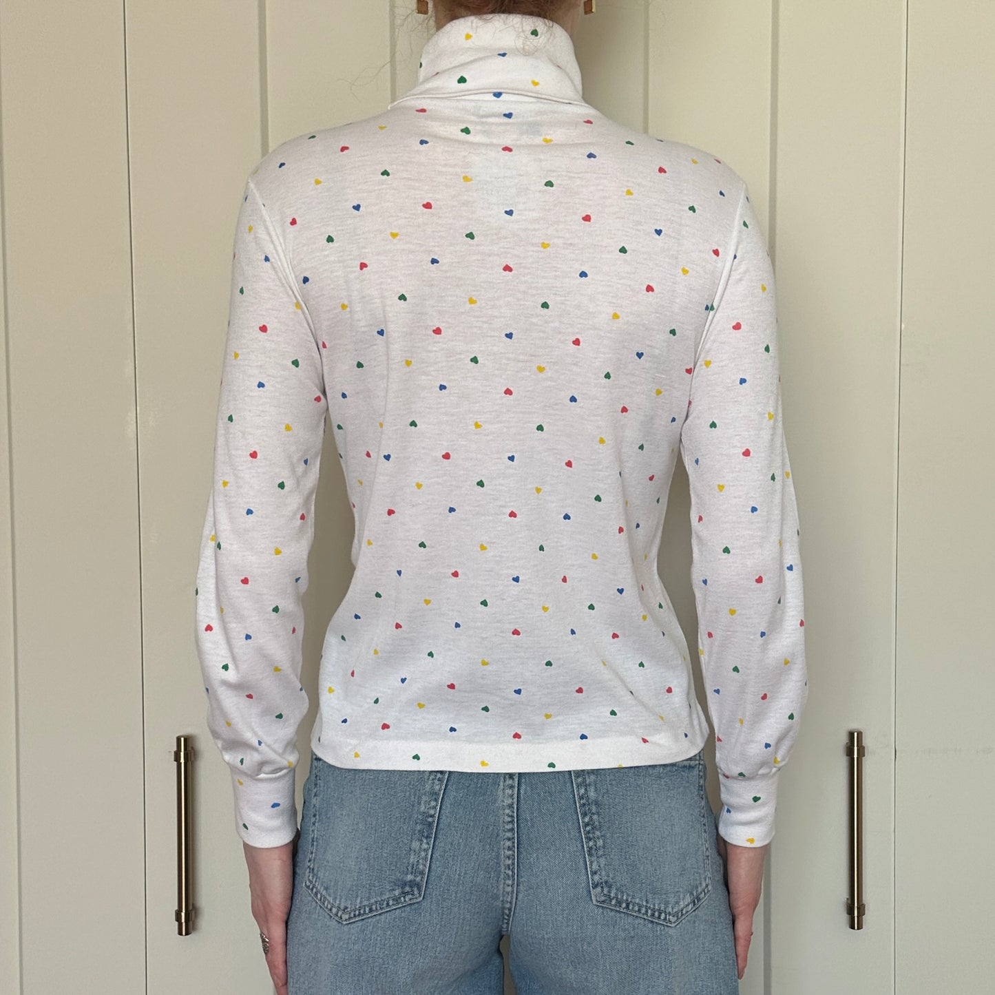 Crazy Horse Heart Pattern Long Sleeve, M