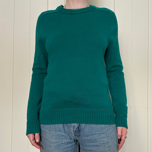 J. Crew Teal Knit Crewneck, XS