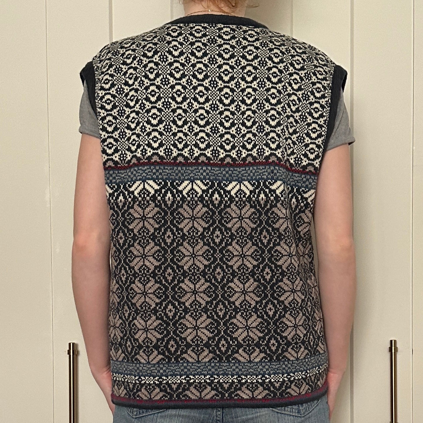 Norwear Wool Knit Sweater Vest, L