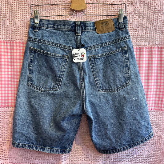 Route 66 Denim Bermuda Shorts, 30"
