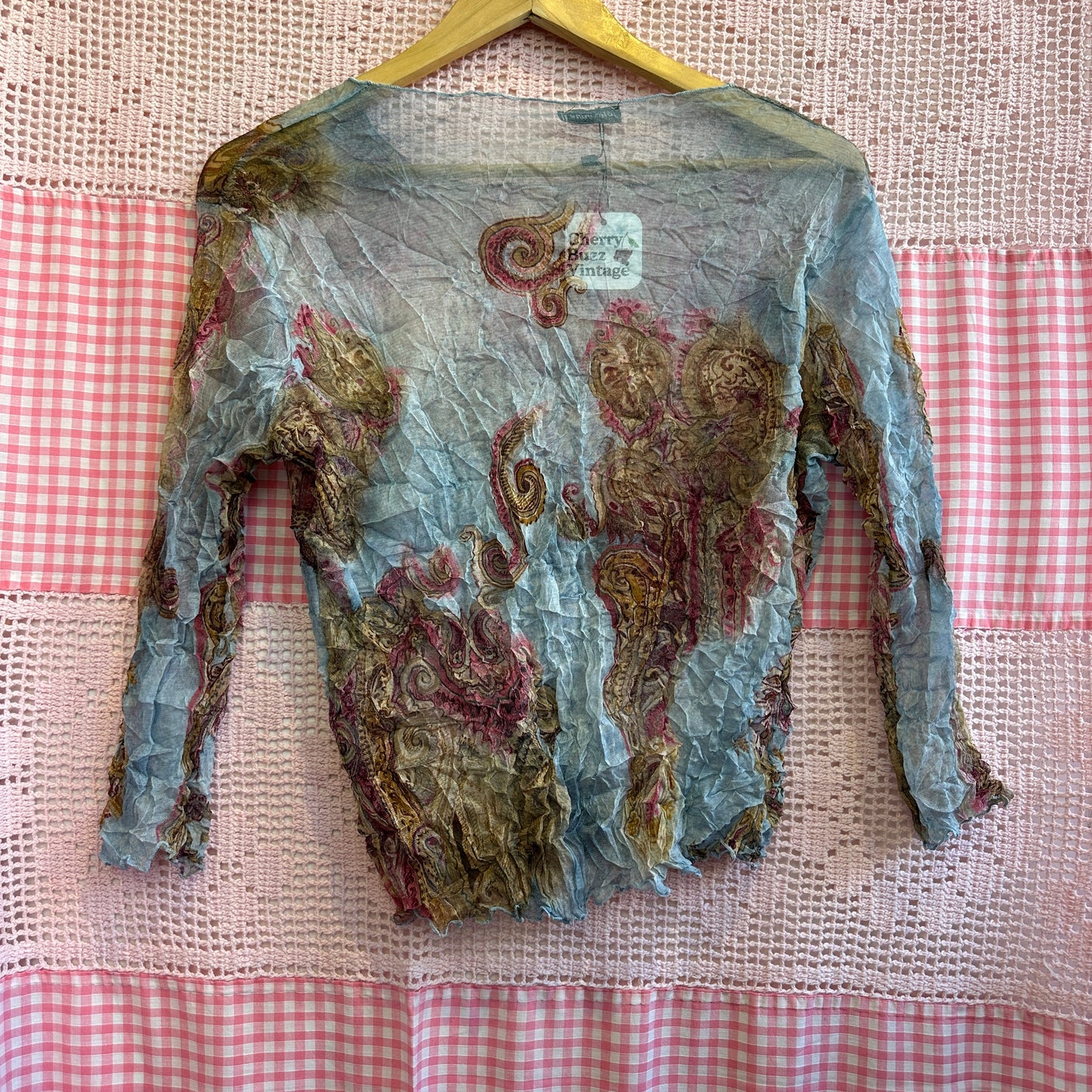 Jolie Mine Paris Crinkle Top, S