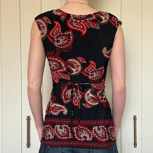 Suzy Shier Y2K Paisley Top, S
