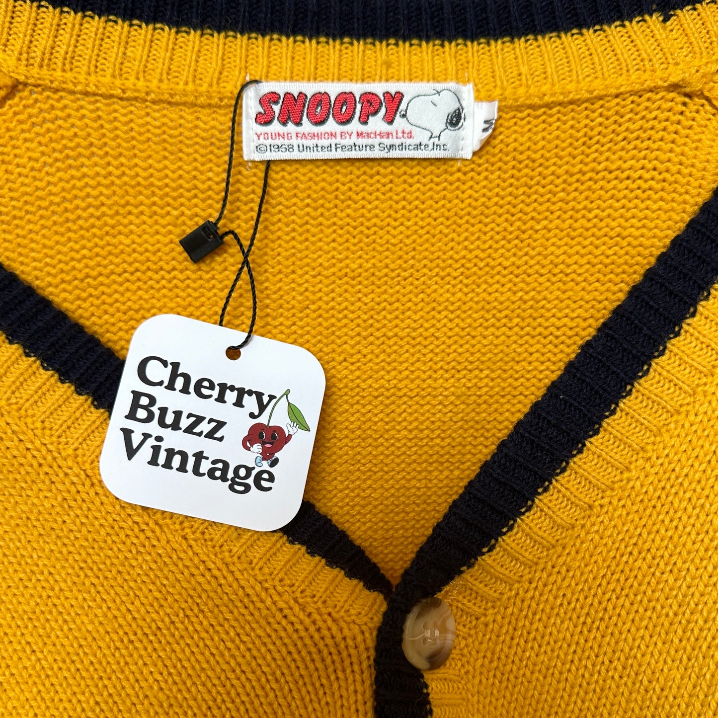 Snoopy 1970s Peanuts Cardigan, M