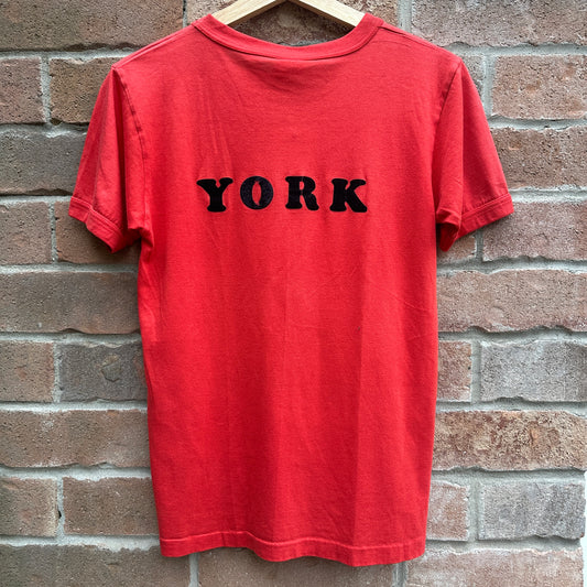 Red '80s Blank with Back Graphic, M