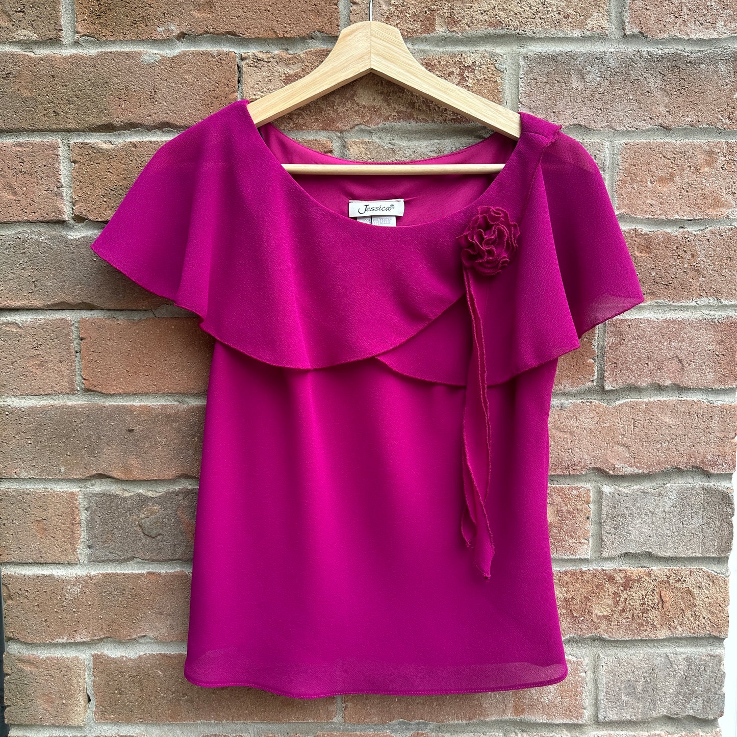 Jessica Fuchsia Top, M