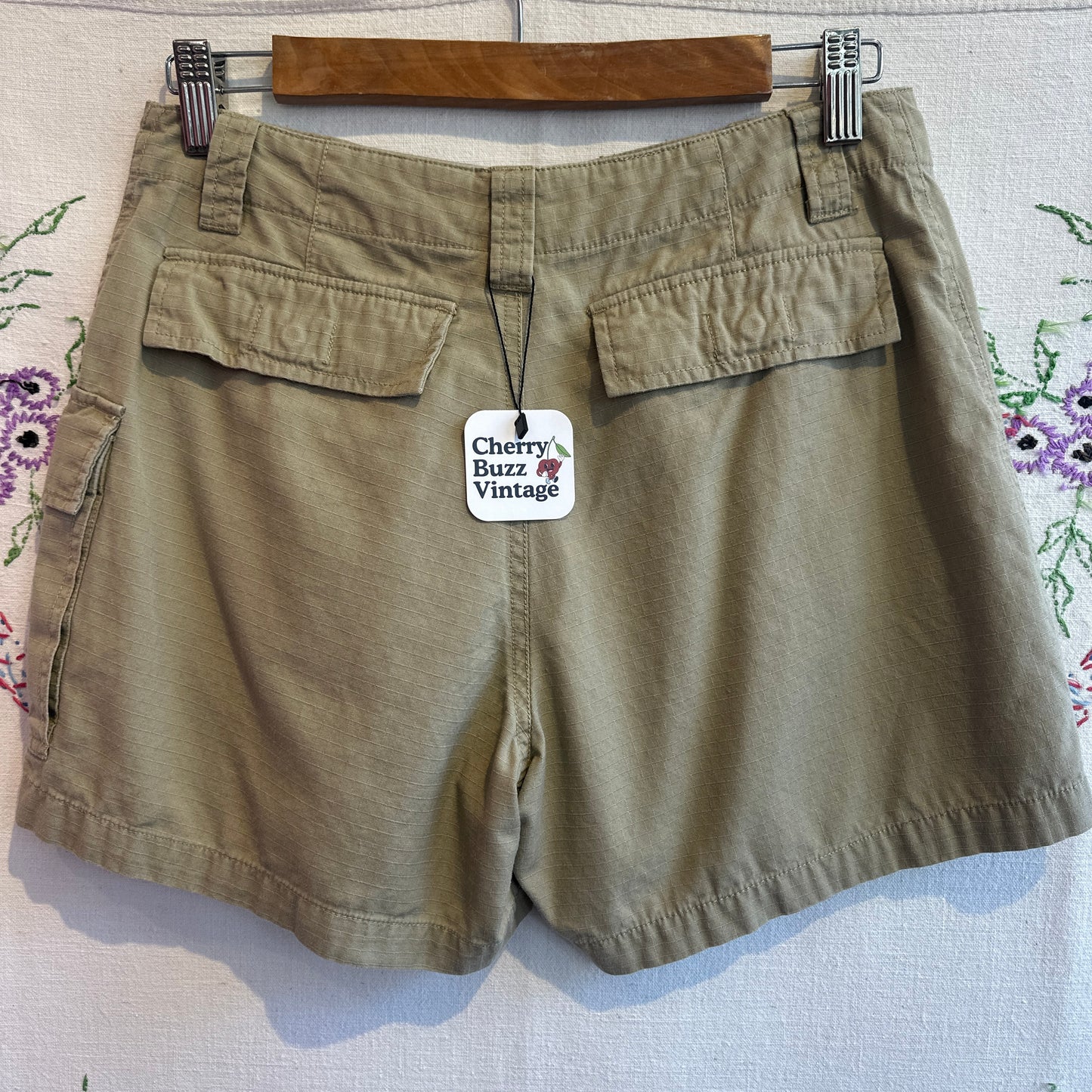 Beige Canvas Shorts, 30"