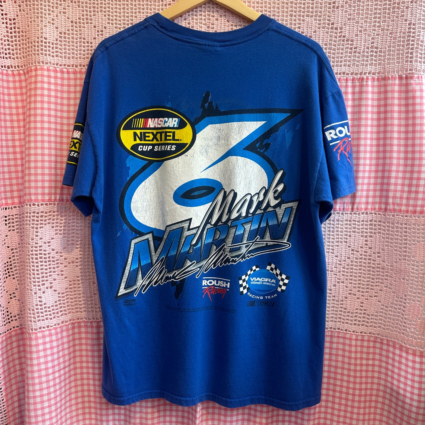 Mark Martin NASCAR Viagra Sponsorship Graphic T-Shirt, XL