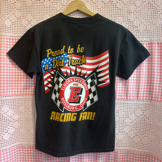 Black Florida Speed Way Graphic T-Shirt, S