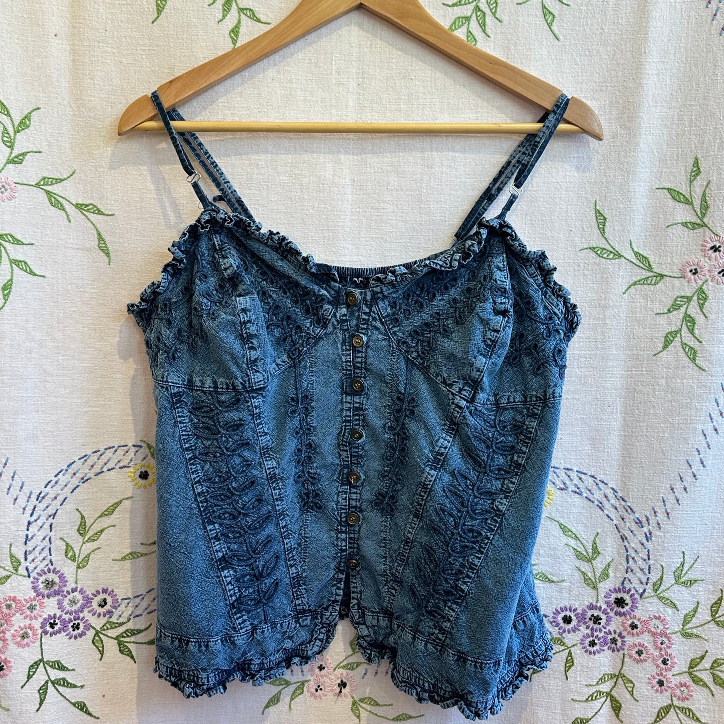 Denim Corset Top, L