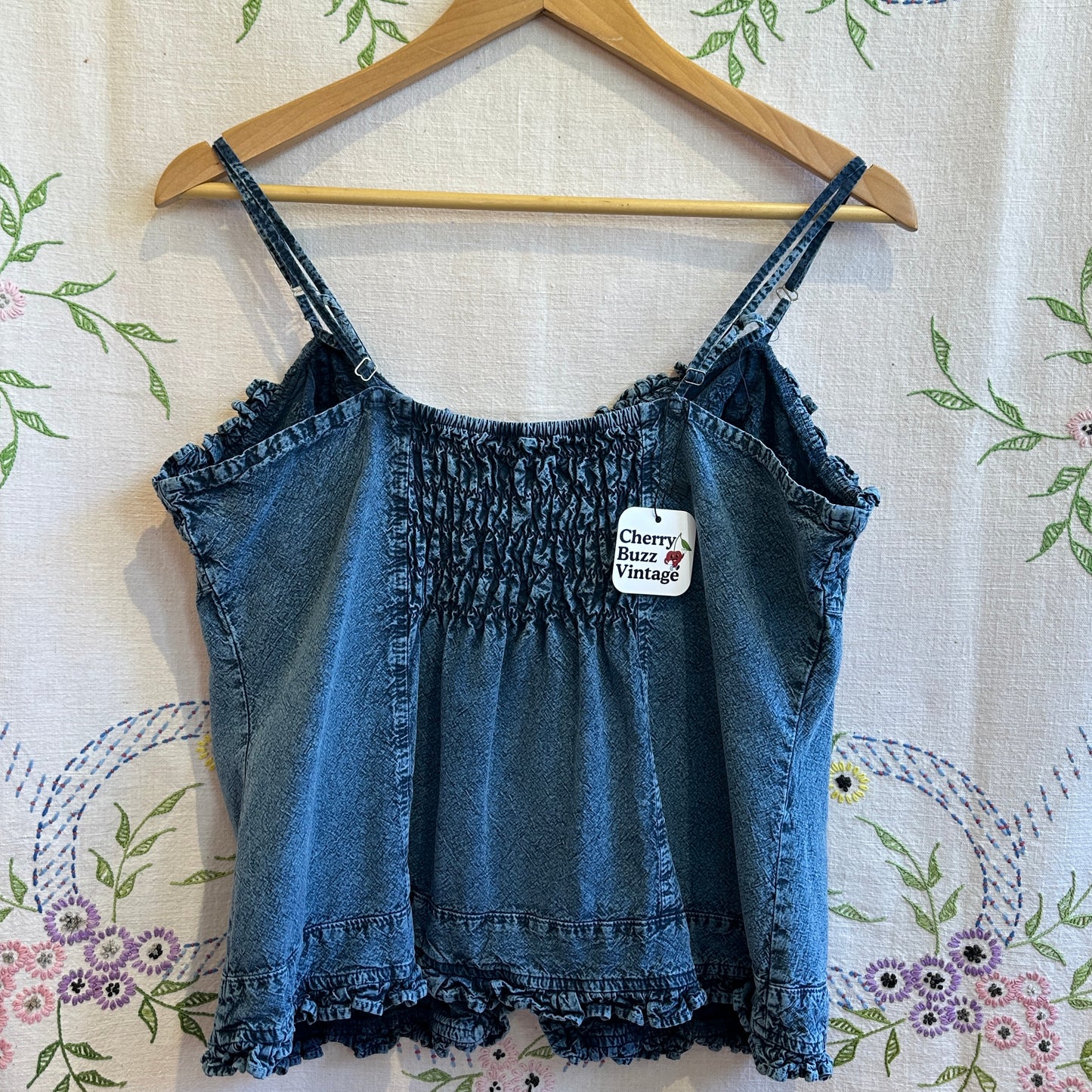 Denim Corset Top, L