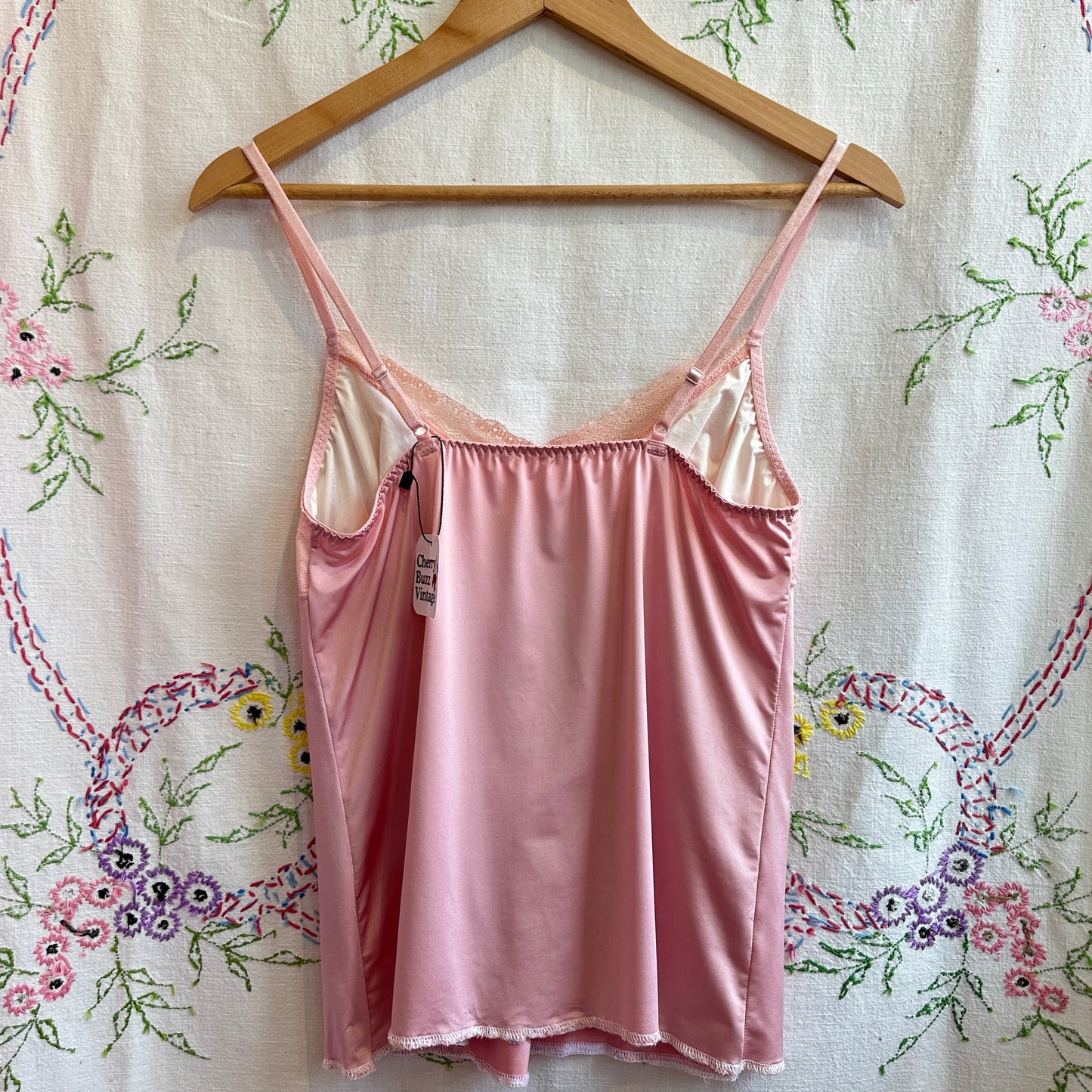 Pink Lace Camisole, S