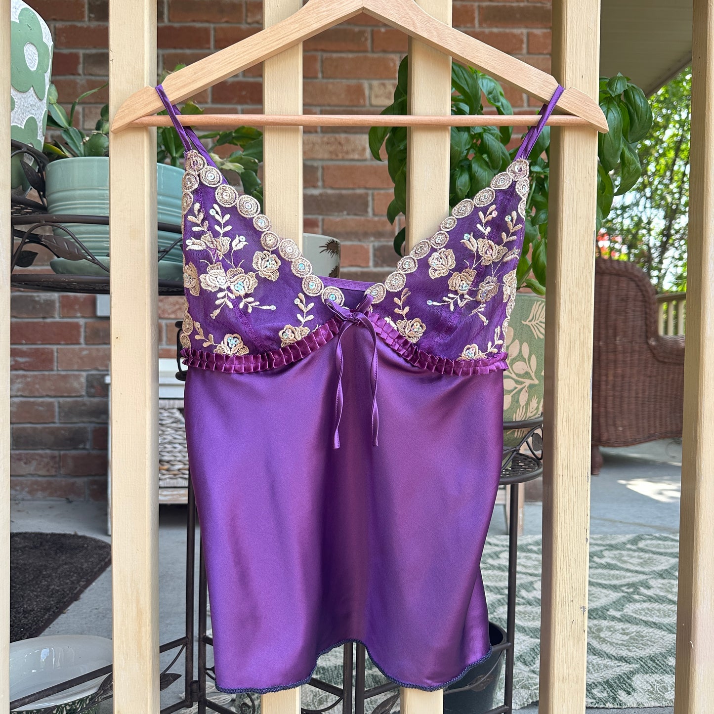 Purple Sheer Camisole, S