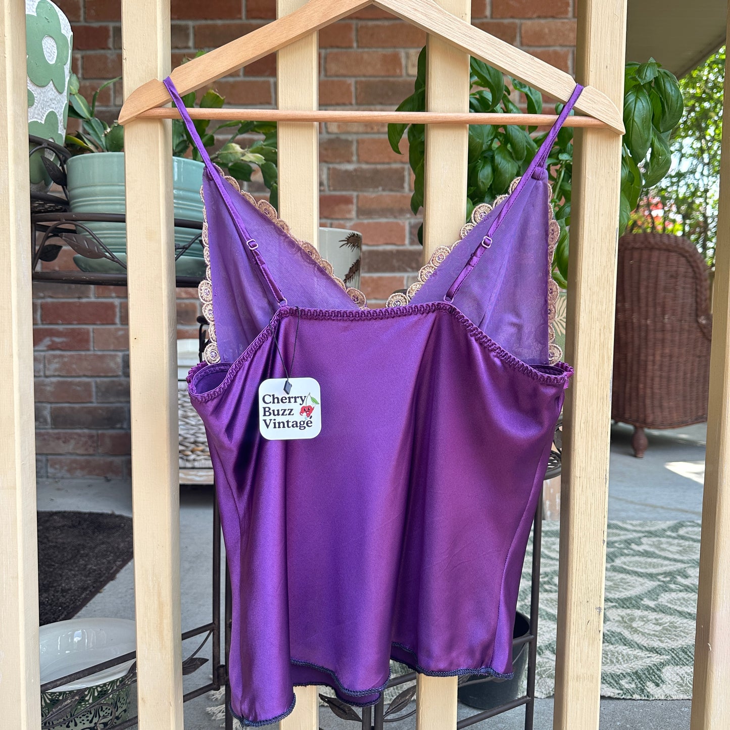 Purple Sheer Camisole, S