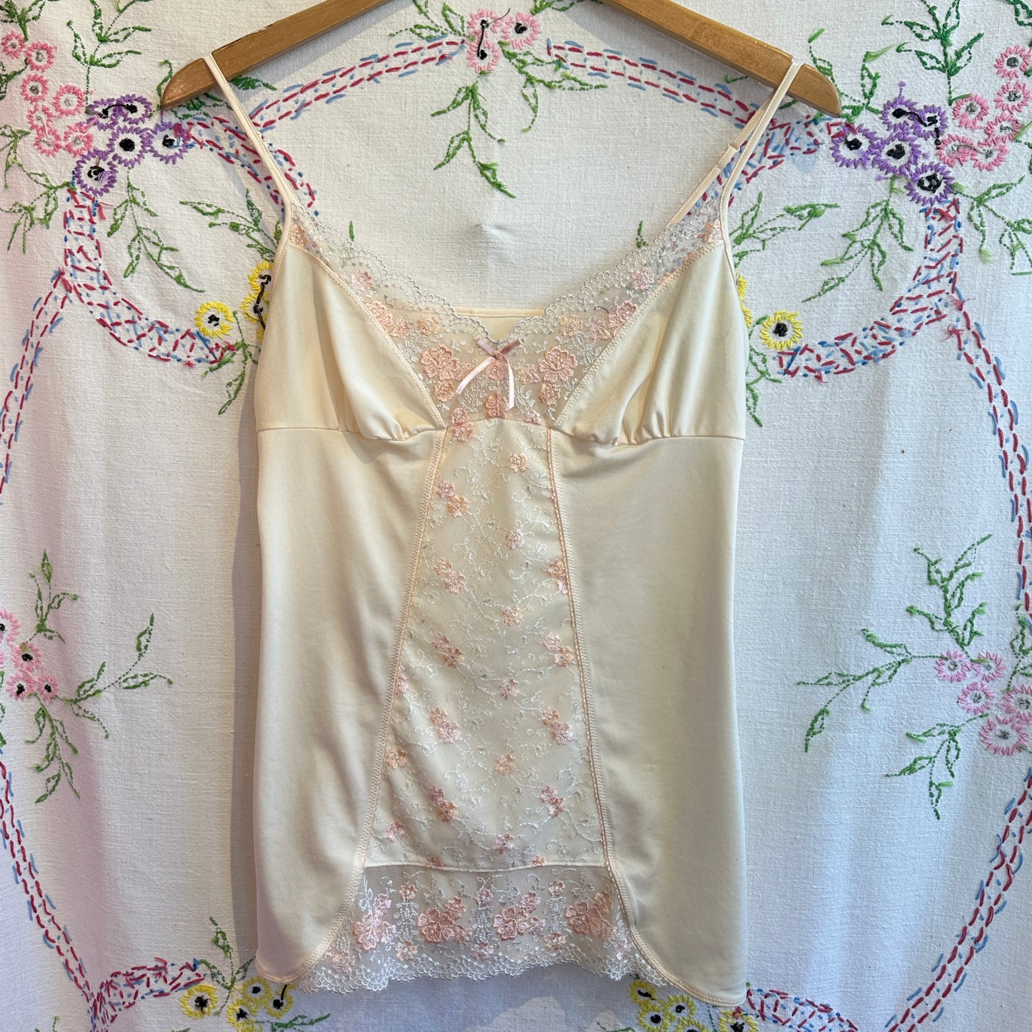 Cream Lace Camisole, S