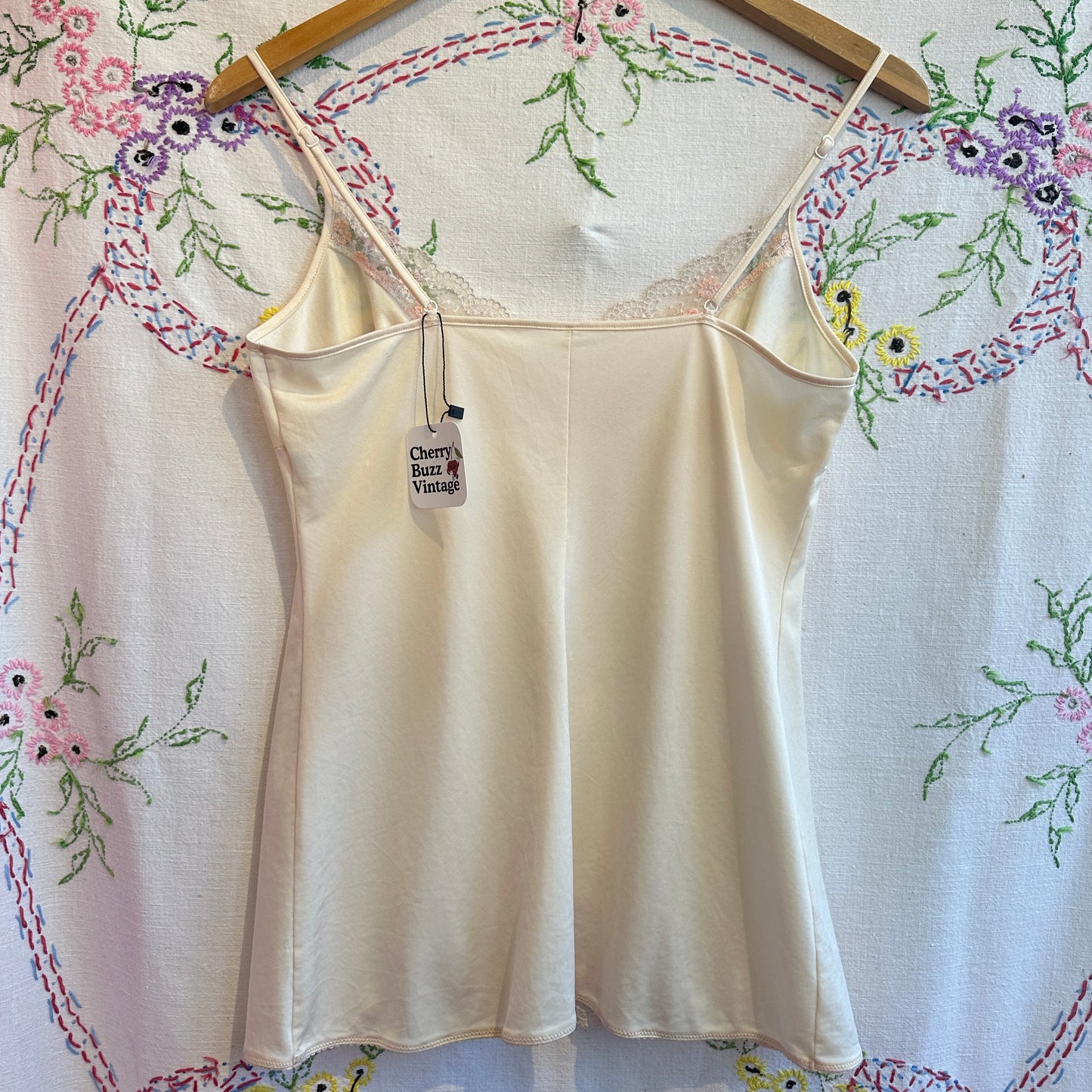 Cream Lace Camisole, S