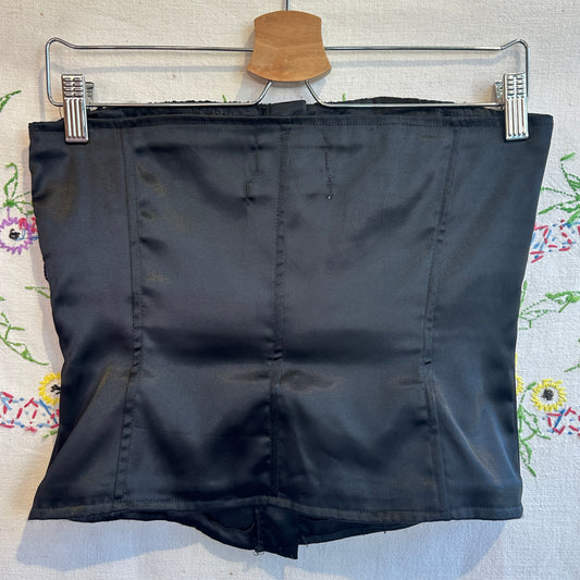 Costa Blanca Black Beaded Corset, XS