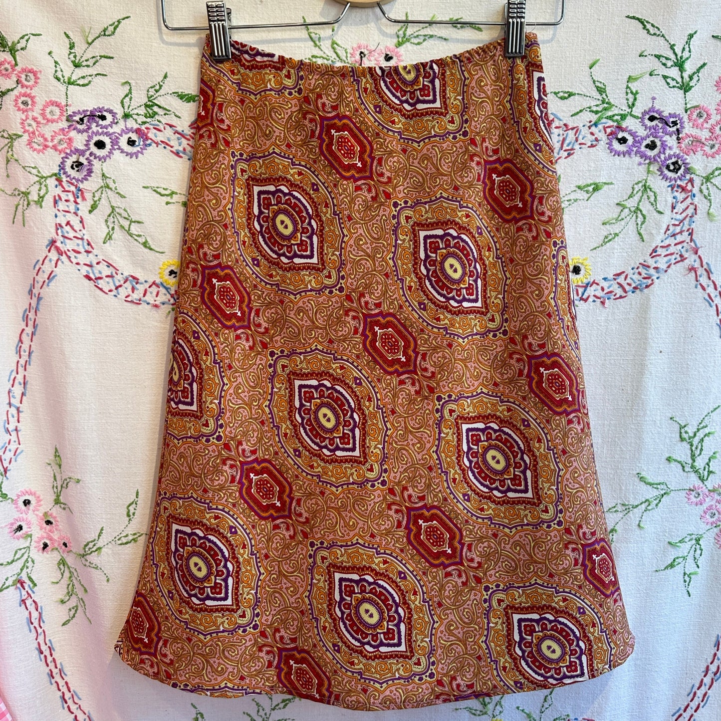 90s Paisley Skirt, S