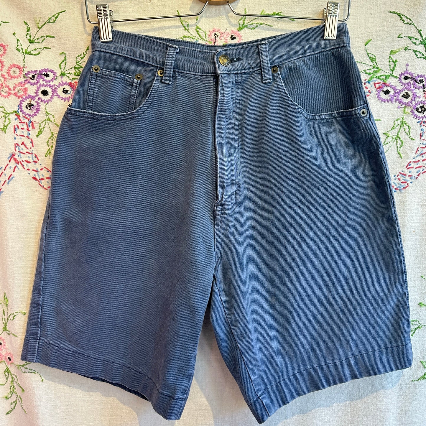 Huntington Ridge Blue Bermuda Shorts, 26"