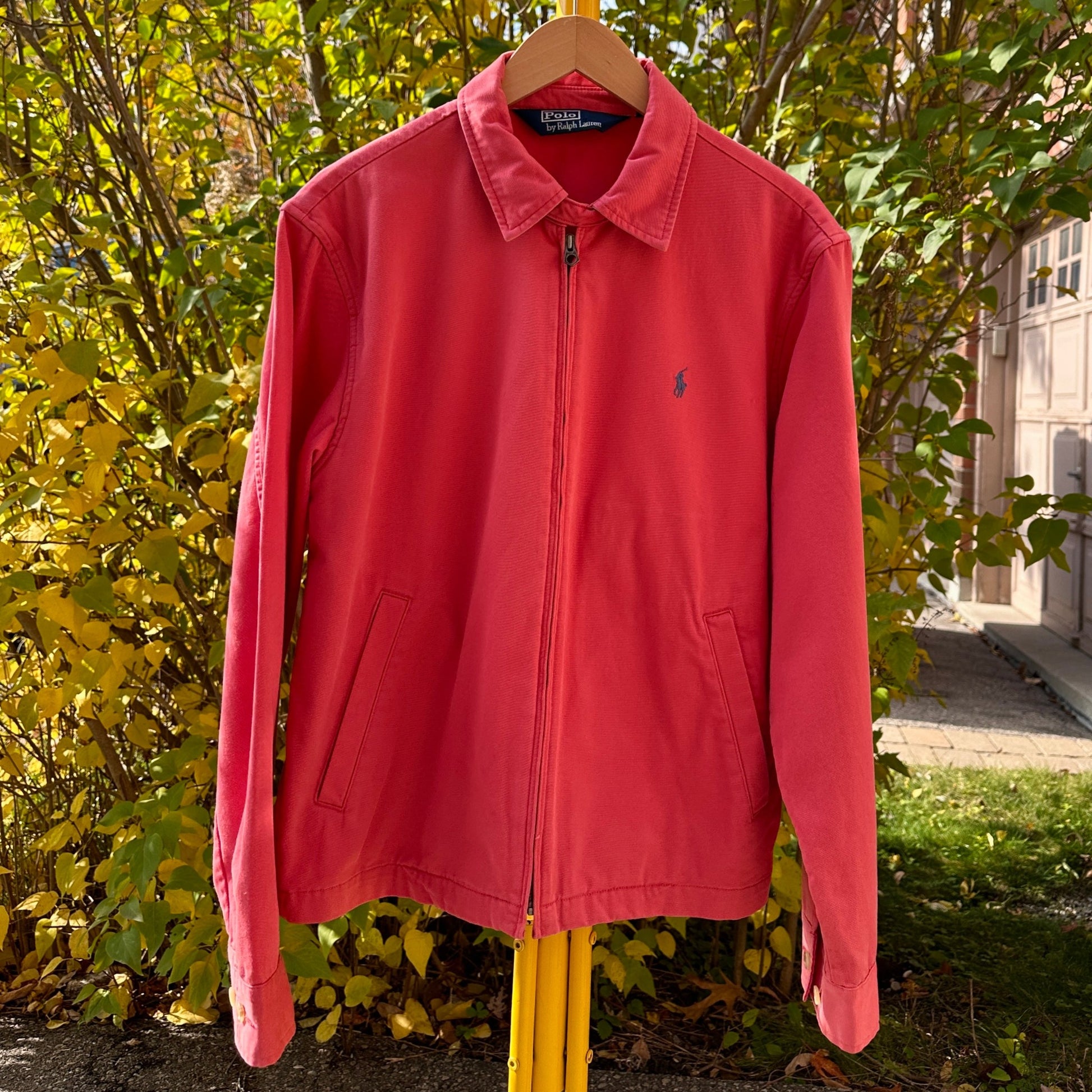 Polo Ralph Lauren Red Twill Jacket, M - Cherry Buzz