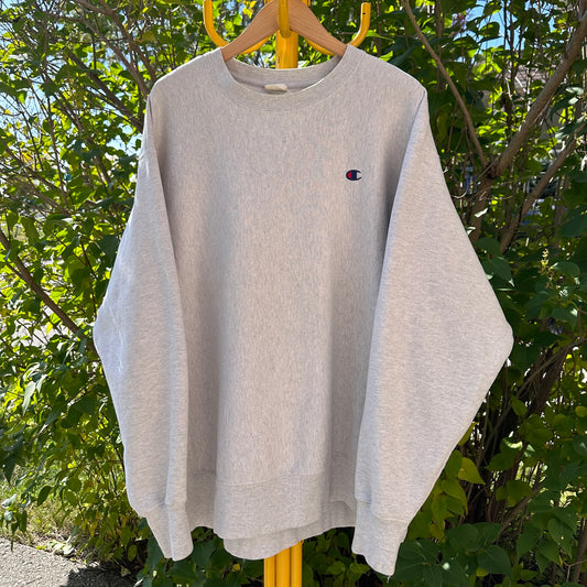 Champion Grey Crew Neck, XXL - Cherry Buzz