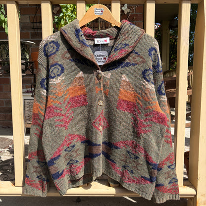 Canadiana Knit Cardigan, S