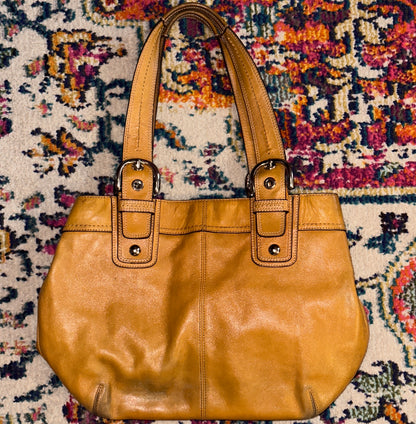 Coach Soho Hampton Tote in Saffron Yellow