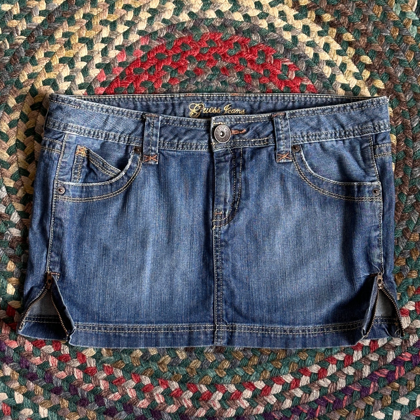 Guess Denim Mini Skirt, 30”