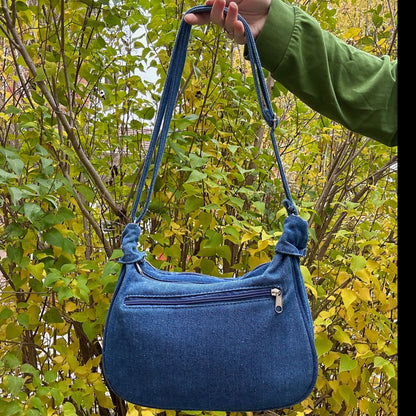 Blue Denim Purse - Cherry Buzz