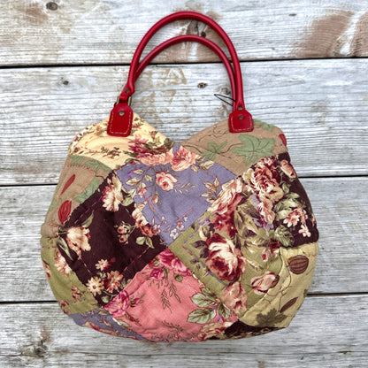 Quilted Floral Hand Bag